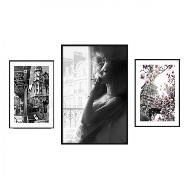 Picture wall Paris in Black & White 135079 additionalImage 1