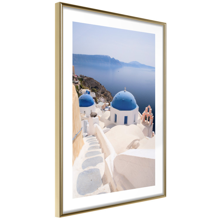 Wall Poster Trip to Santorini - a summer landscape of architecture against the sea 136079 additionalImage 2