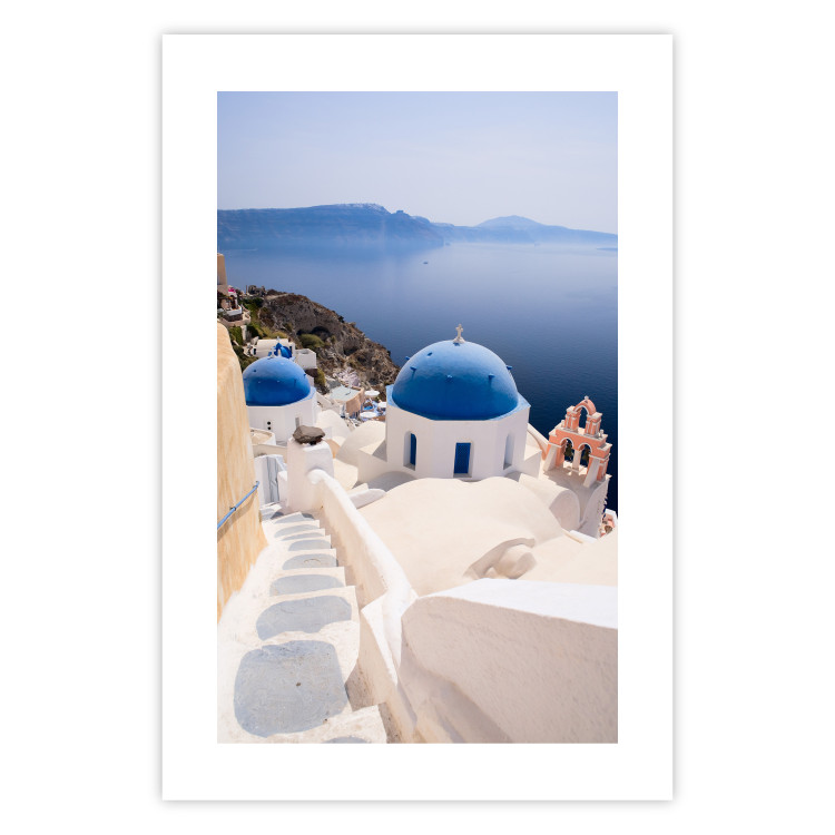 Wall Poster Trip to Santorini - a summer landscape of architecture against the sea 136079 additionalImage 10