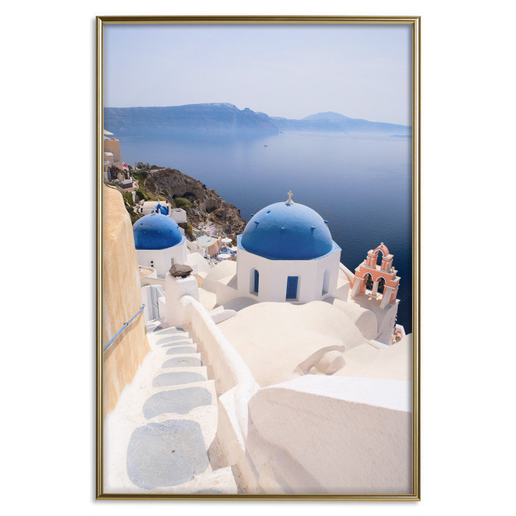 Wall Poster Trip to Santorini - a summer landscape of architecture against the sea 136079 additionalImage 12