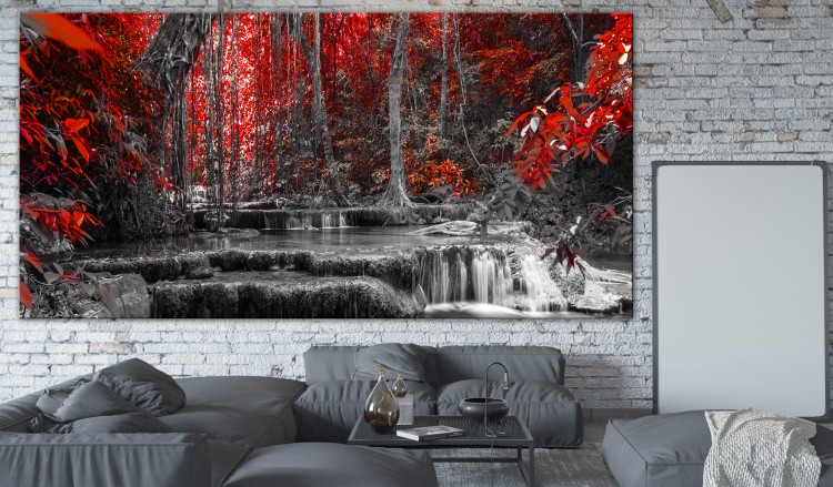 Large canvas print Infernal Waterfall II [Large Format] 137579 additionalImage 4