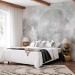 Wall Mural Abstract frosty grey composition - moon among trees with patterns 138379 additionalThumb 2