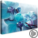 Canvas Close-up Orchids (1-piece) wide - turquoise flower petals 138579 additionalThumb 6