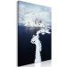 Canvas Print Quiet Harbor (1-piece) Vertical - water and clouds in winter landscape 138779 additionalThumb 2