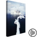 Canvas Print Quiet Harbor (1-piece) Vertical - water and clouds in winter landscape 138779 additionalThumb 6