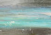 Canvas Blue River (1-piece) Narrow - subdued abstraction with turquoise 143579 additionalThumb 4