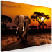 Canvas Art Print African Trek (1-piece) Wide - first variant - elephant 143679 additionalThumb 2