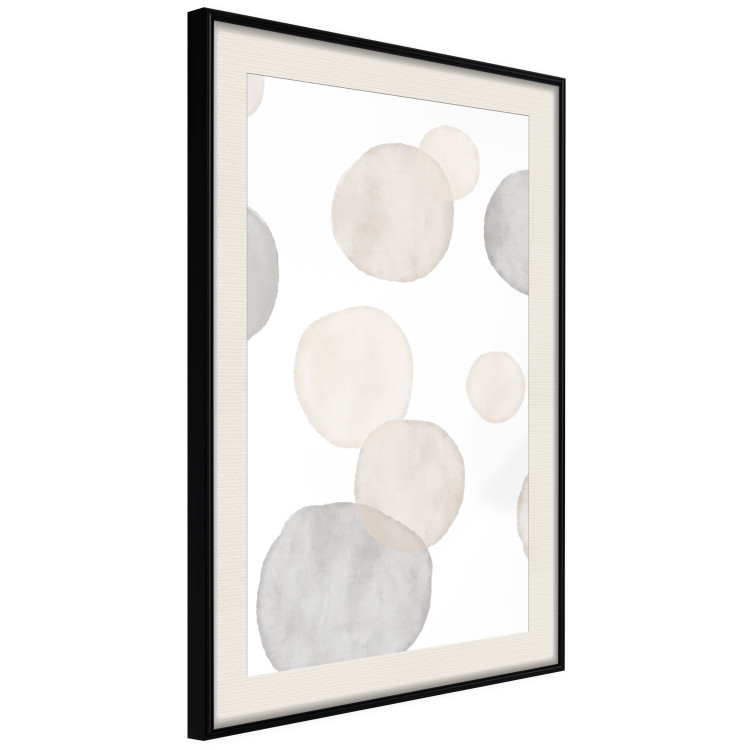Poster Watercolor Stains - Abstract Painted Composition on a Light Background 146179 additionalImage 11
