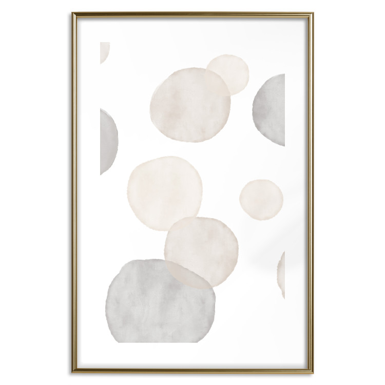 Poster Watercolor Stains - Abstract Painted Composition on a Light Background 146179 additionalImage 19