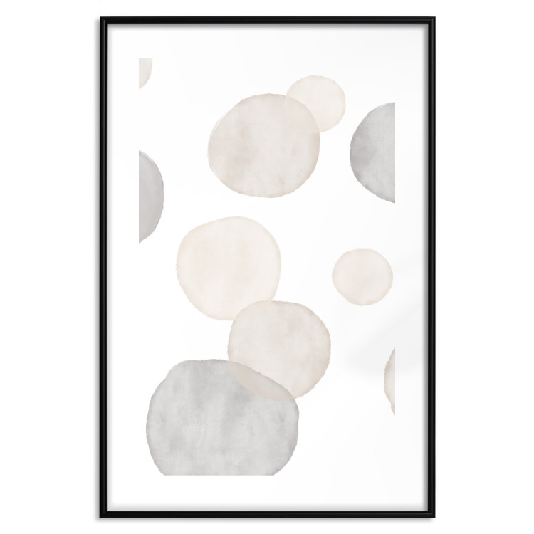 Poster Watercolor Stains - Abstract Painted Composition on a Light Background 146179 additionalImage 23