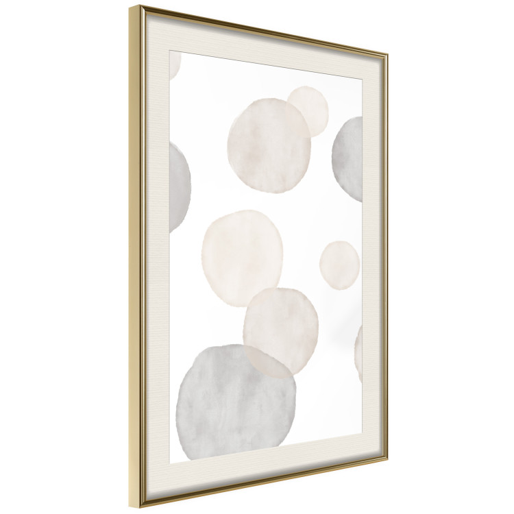 Poster Watercolor Stains - Abstract Painted Composition on a Light Background 146179 additionalImage 21