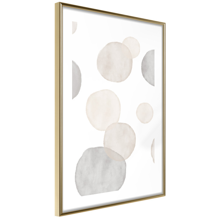 Poster Watercolor Stains - Abstract Painted Composition on a Light Background 146179 additionalImage 5