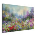 Large canvas print Flower Meadow - Monet-Style Composition Generated by AI [Large Format] 151079 additionalThumb 3