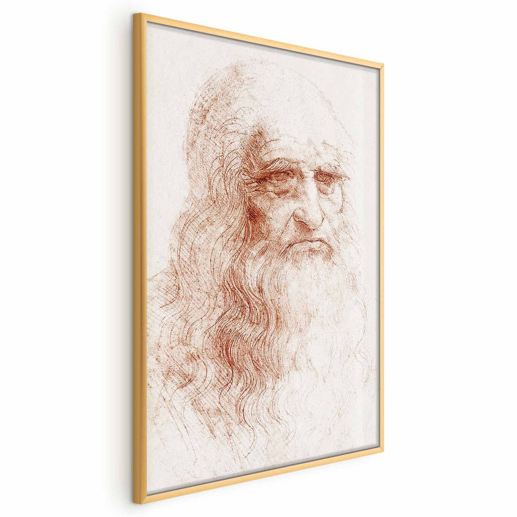 Wall Poster Portrait of a Man in Red Chalk 159979 additionalImage 7