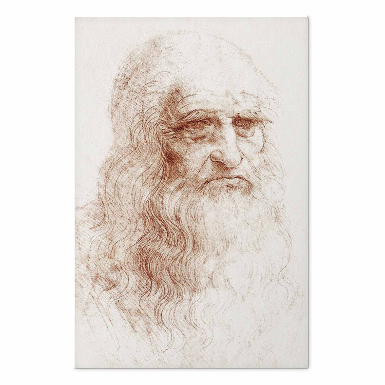 Wall Poster Portrait of a Man in Red Chalk 159979