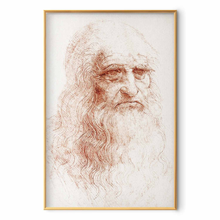 Wall Poster Portrait of a Man in Red Chalk 159979 additionalImage 5