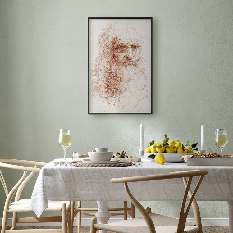 Wall Poster Portrait of a Man in Red Chalk 159979 additionalImage 14