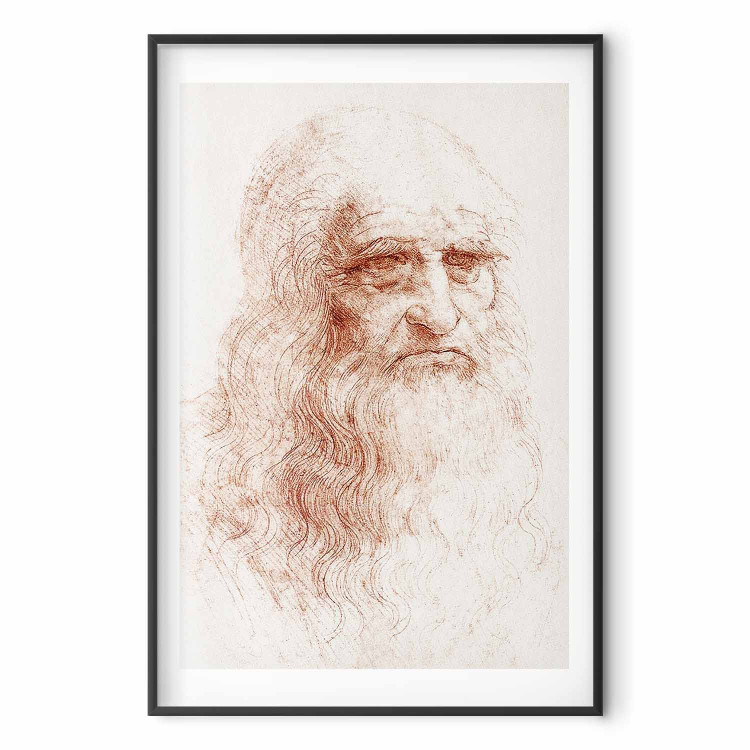 Wall Poster Portrait of a Man in Red Chalk 159979 additionalImage 17