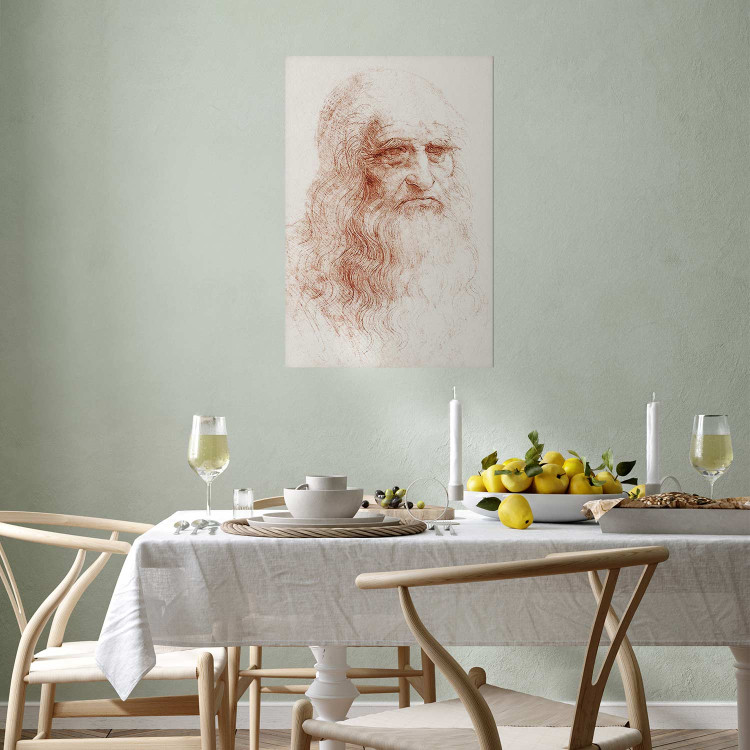 Wall Poster Portrait of a Man in Red Chalk 159979 additionalImage 13