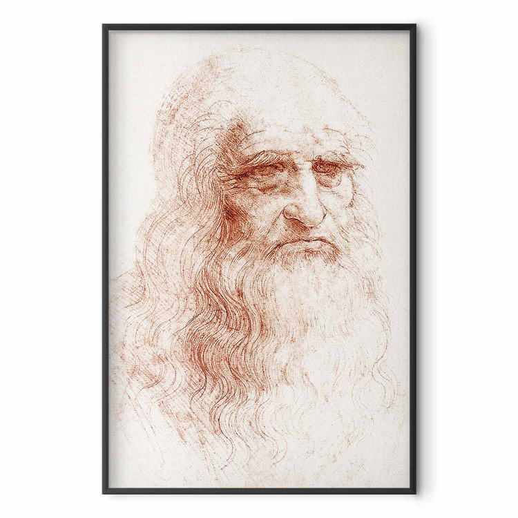 Wall Poster Portrait of a Man in Red Chalk 159979 additionalImage 4