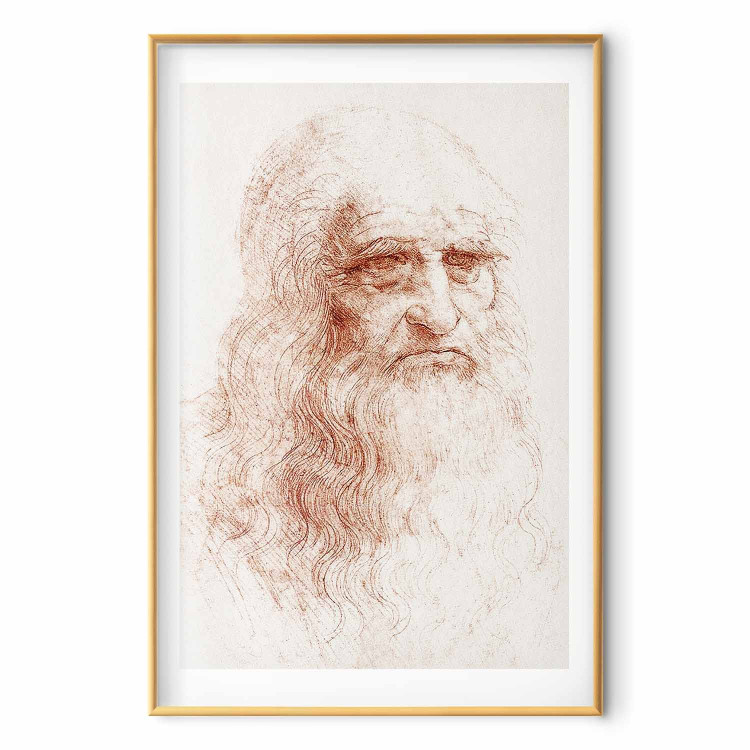 Wall Poster Portrait of a Man in Red Chalk 159979 additionalImage 18