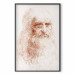 Wall Poster Portrait of a Man in Red Chalk 159979 additionalThumb 4