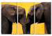 Canvas Print Elephant kiss 58679