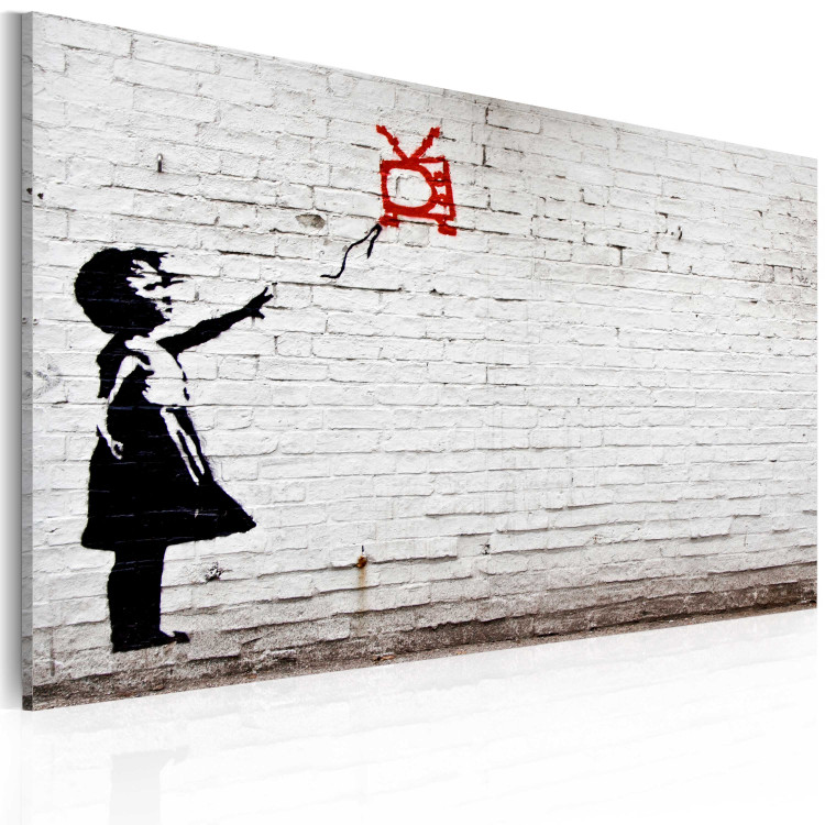 Canvas Girl with TV (Banksy) 58979 additionalImage 2
