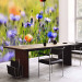 Wall Mural Meadow - Cornflowers and Macro Shot of Flowers on a Blurred Meadow Background 60479 additionalThumb 7