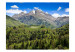 Wall Mural Mountain Vacation - Landscape of High Mountains Amidst Green Hills 60579 additionalThumb 1