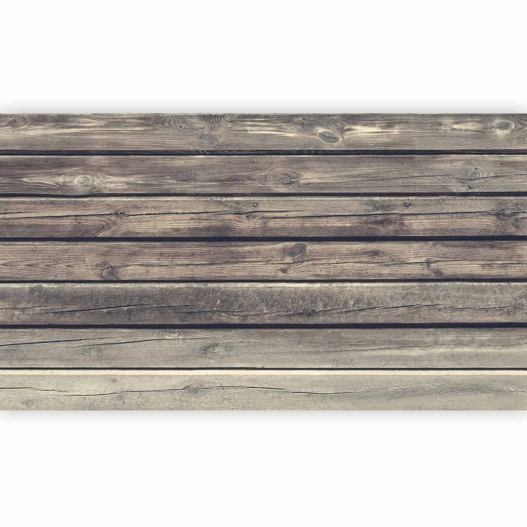 Photo Wallpaper Country manor house - background with texture of regular planks of raw wood 81979 additionalImage 5