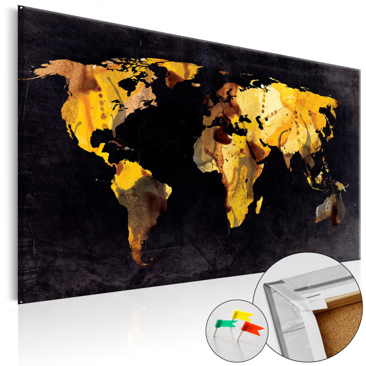 Decorative Pinboard If the World were a desert... [Cork Map] 92179