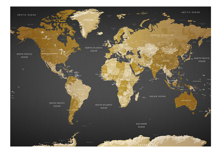 Photo Wallpaper World Map: Modern Geography 94379 additionalImage 1
