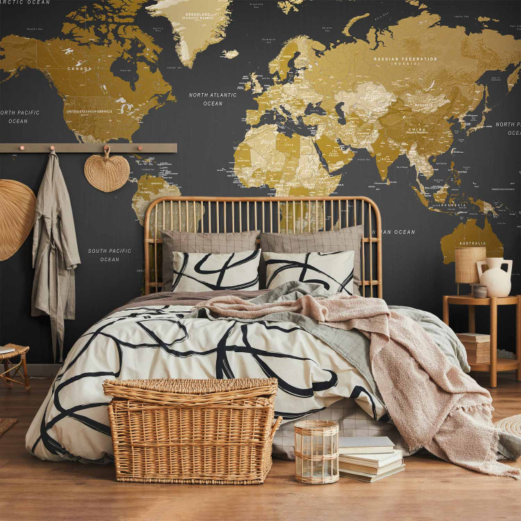 Photo Wallpaper World Map: Modern Geography 94379 additionalImage 2