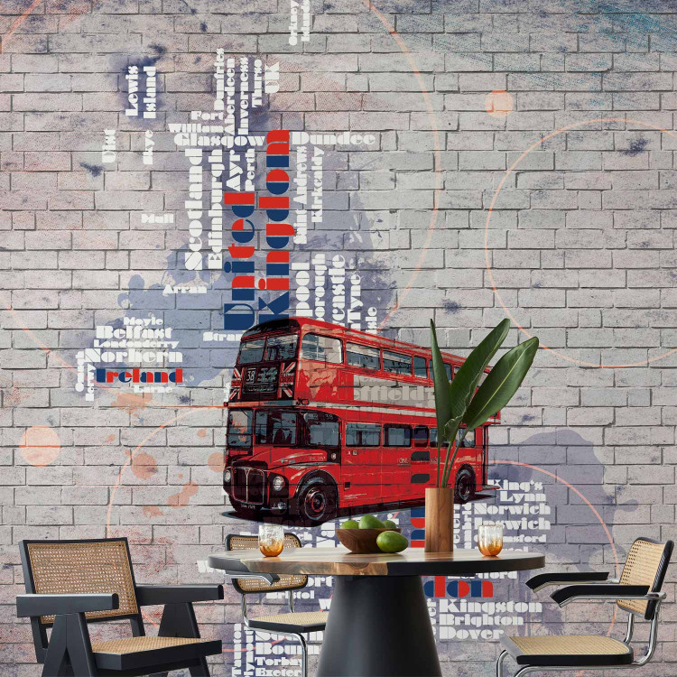 Wall Mural London, United Kingdom - double-decker city bus with lettering 96879 additionalImage 6