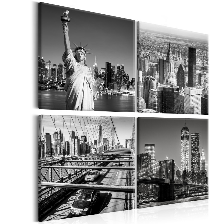 Canvas Art Print Faces of New York 97979 additionalImage 2