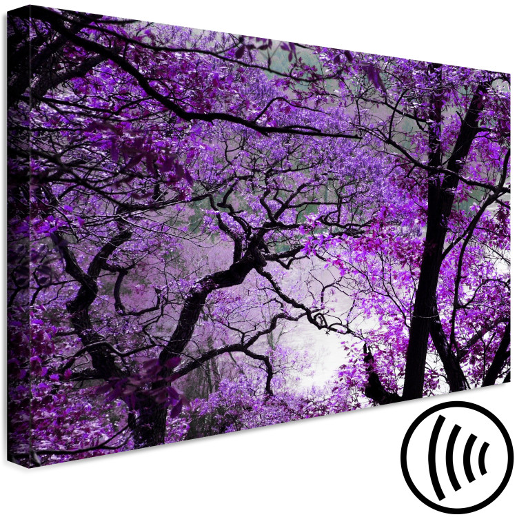 Canvas Print Purple Afternoon (1 Part) Wide 114189 additionalImage 6