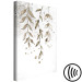 Canvas Nature in Boho Style (1-part) - Branch of Leaves on Grey Background 116389 additionalThumb 6