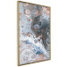 Wall Poster Blue Sienna Marble - artistic abstraction with spots in colorful pattern 117789 additionalThumb 14