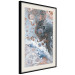 Wall Poster Blue Sienna Marble - artistic abstraction with spots in colorful pattern 117789 additionalThumb 3