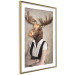Wall Poster Moose of Łeba - fantasy with a portrait of a horned animal with a human body 117889 additionalThumb 6