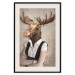 Wall Poster Moose of Łeba - fantasy with a portrait of a horned animal with a human body 117889 additionalThumb 18