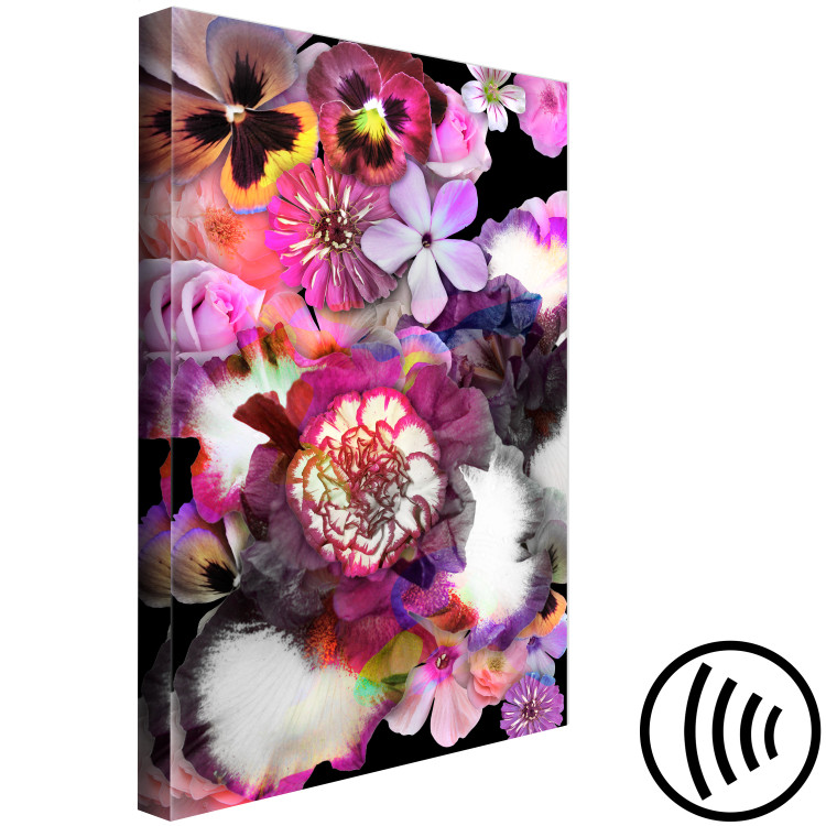 Canvas Print Plant madness - lush flowers in purple and pink colors 117989 additionalImage 6