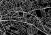 Canvas Print Dark Map of Hamburg (1 Part) Vertical 118089 additionalThumb 5