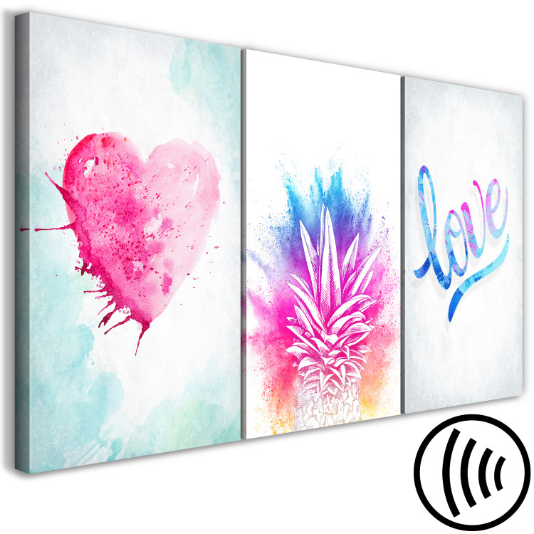 Canvas Print Tropical Dust (3 Parts) 118189 additionalImage 6
