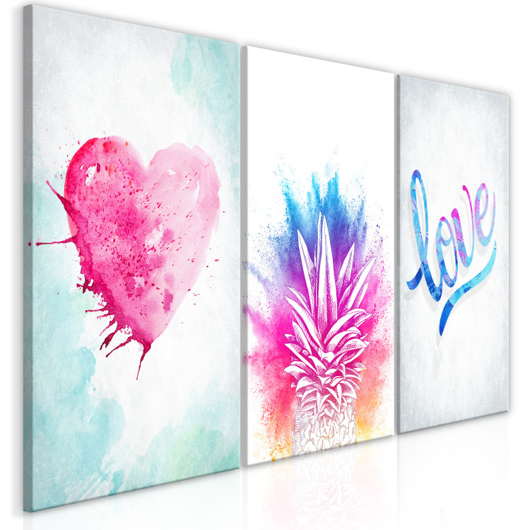 Canvas Print Tropical Dust (3 Parts) 118189 additionalImage 2