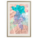 Wall Poster Pastel Shapes - abstract patterns on crumpled paper 122289 additionalThumb 19