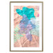 Wall Poster Pastel Shapes - abstract patterns on crumpled paper 122289 additionalThumb 16