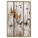 Poster Timeless Tale - texture of wooden planks with brown dust 124489 additionalThumb 20