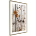Poster Timeless Tale - texture of wooden planks with brown dust 124489 additionalThumb 6